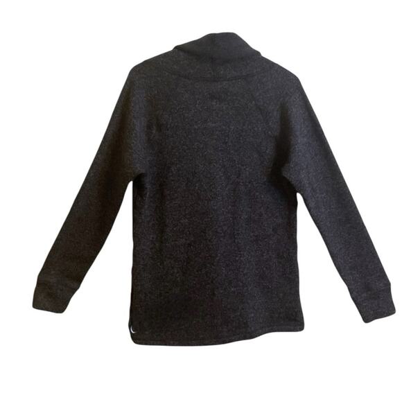 Ideology Sweater Women's Size M Charcoal Gray Cowl Neck Active Pullover - Picture 9 of 10